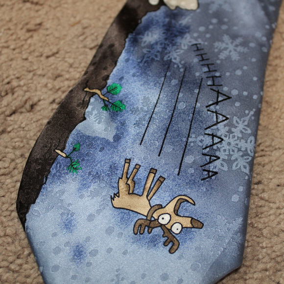 NWOT! Santa & Reindeer Tie - Picture 3 of 5
